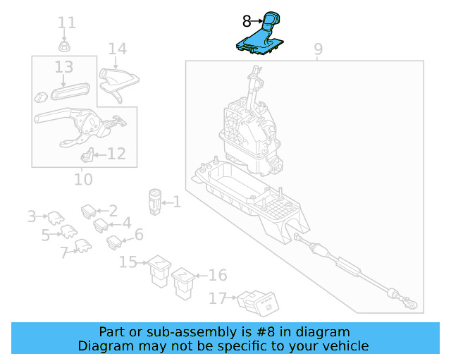 Shift Knob 561-713-203-A-UMF