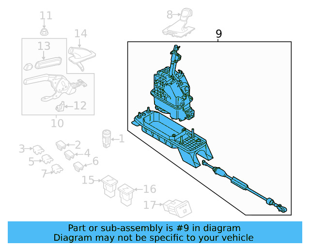 Gear Shift Assembly 5K1-713-025-ES