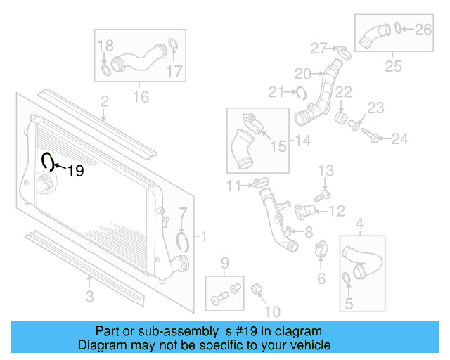 Pressure Hose Retainer Clip 1K0-145-769-D - View 21
