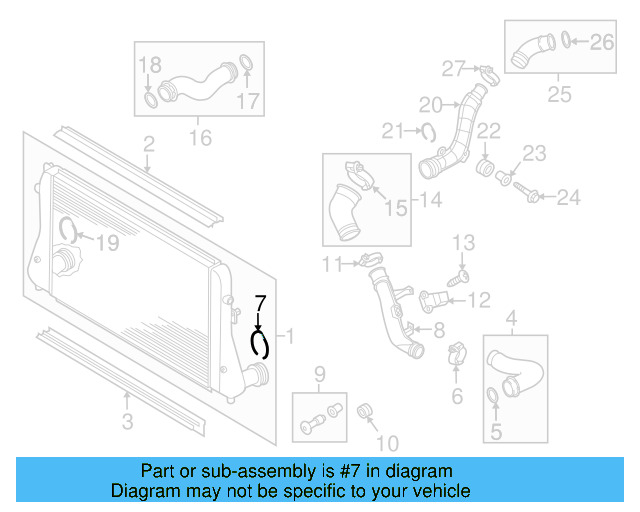 Pressure Hose Retainer Clip 1K0-145-769-D - View 20