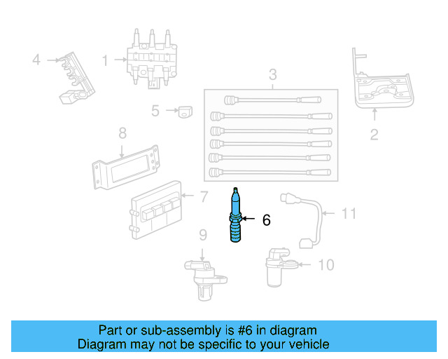 Spark Plug 7B0-905-601 - View 2