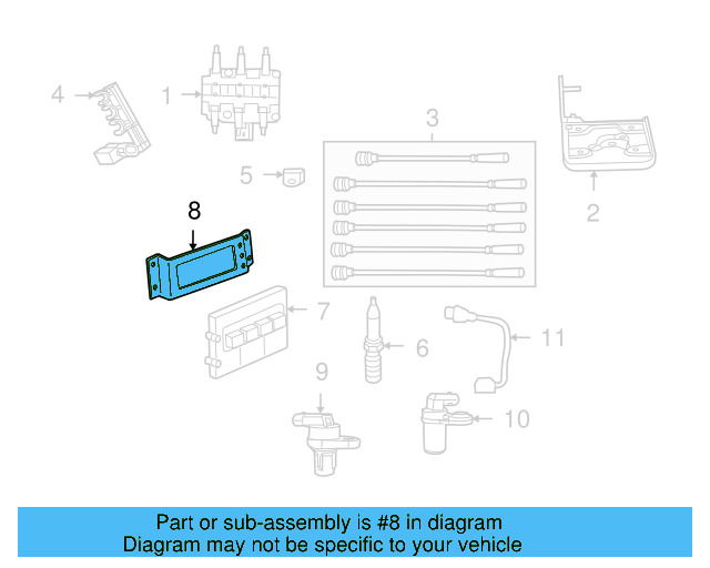 ECM Mount Bracket 7B0-906-214-A - View 3