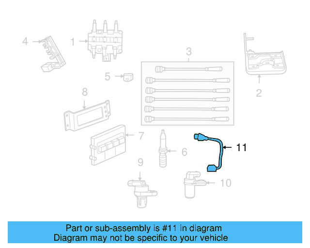Knock Sensor 7B0-905-377-E