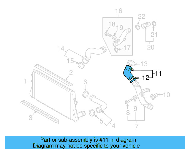 Connector Hose 1K0-145-828-AC - View 83