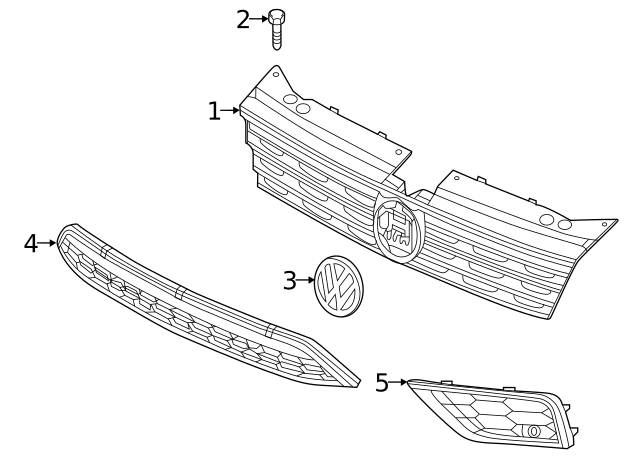Outer Grille 5NN-853-665-9B9