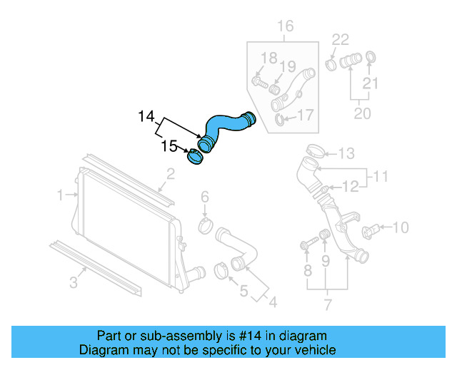 Inlet Hose 1K0-145-832-AT - View 26