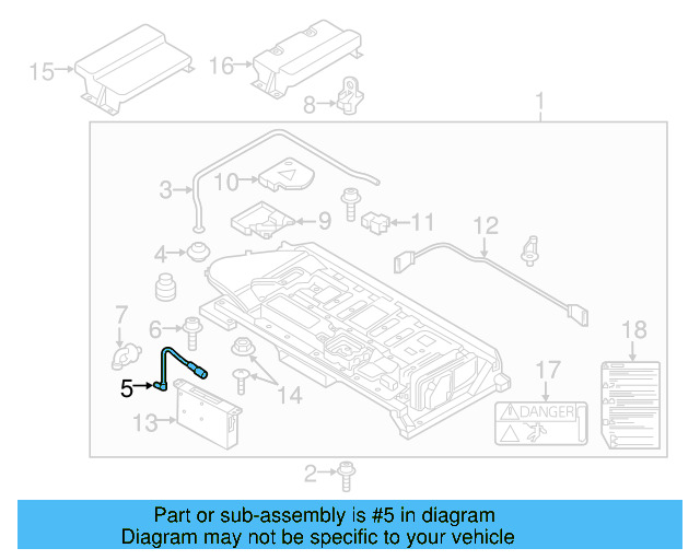 Ground Cable 5C6-971-243-A - View 2
