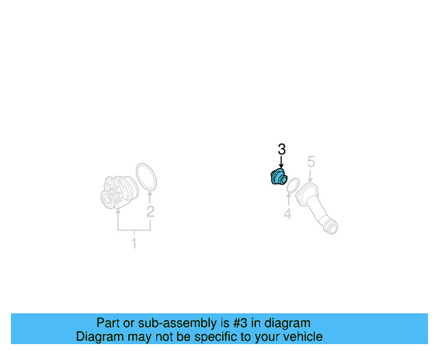 Engine Coolant Thermostat 050-121-113-C - View 17