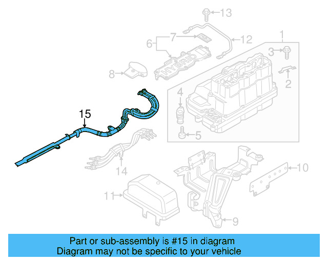 Battery Cable 5C0-971-015-C - View 5