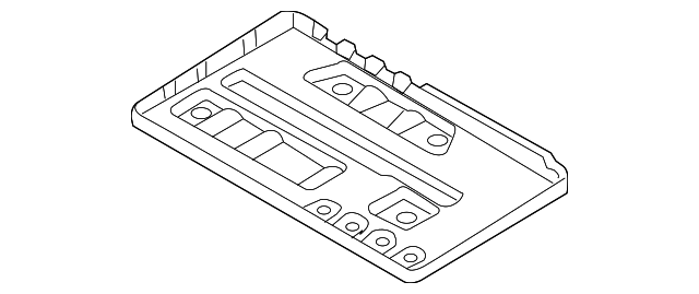 Battery Tray 3C0-804-869-E - View 10