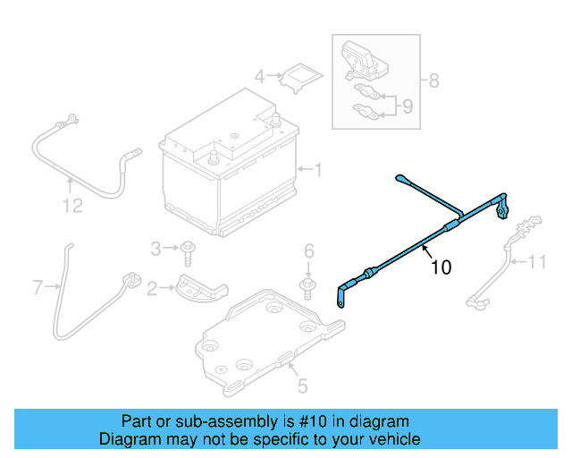 Positive Cable 5C0-971-228-P - View 8