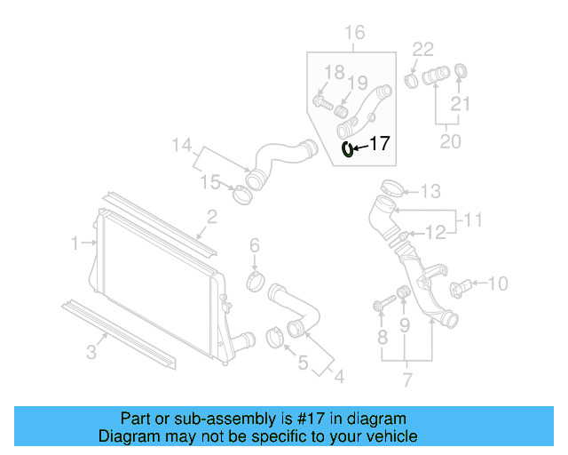 Connector Pipe Retainer Clip 1K0-145-769-J - View 43