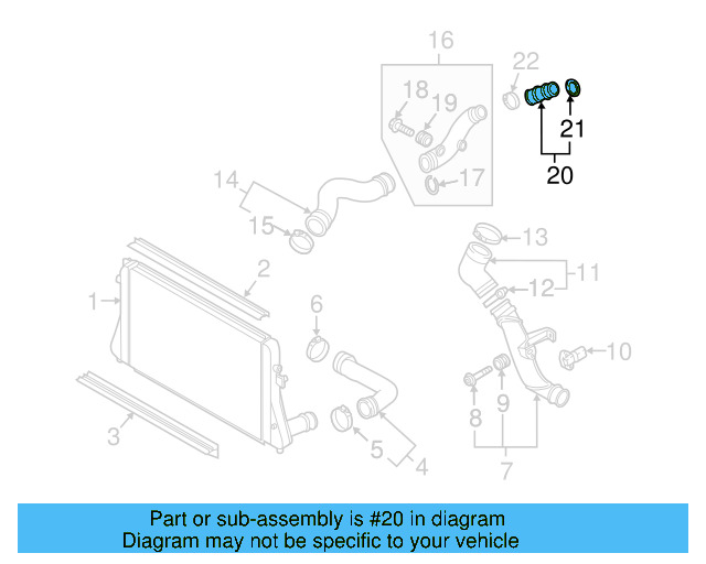 Connector Hose 1K0-145-828-AC - View 21