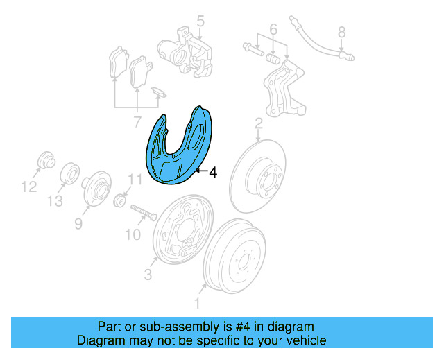 Splash Shield 7D0-615-611-B - View 2