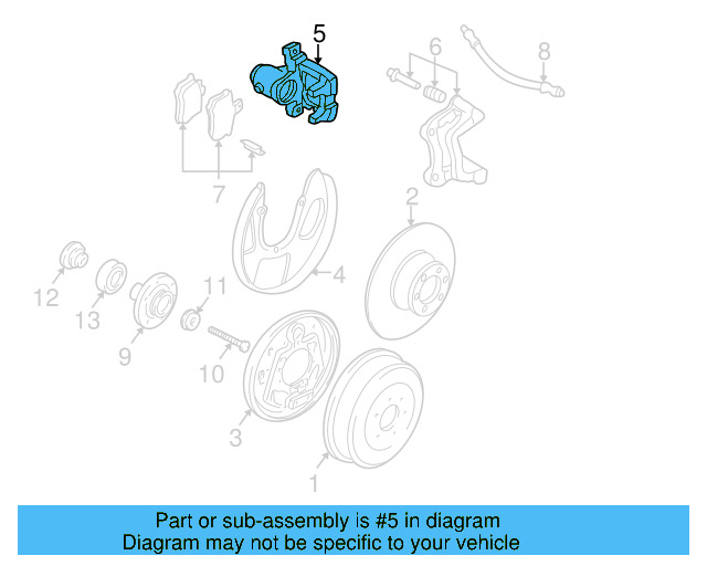 Caliper 7D0-615-423-B - View 4