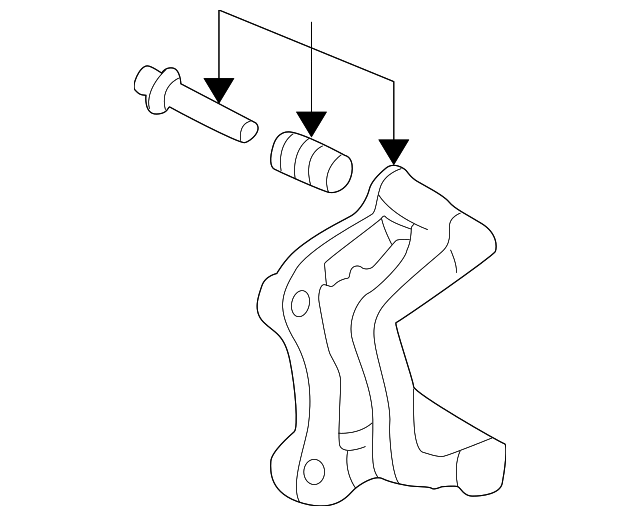 Disc Brake Caliper Bracket 7D0-615-425-B