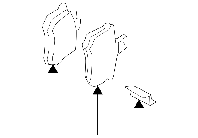 Disc Brake Pad Set Rear 7M3-698-451-F - View 2