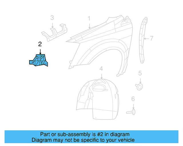 Center Bracket 7B0-821-156 - View 6