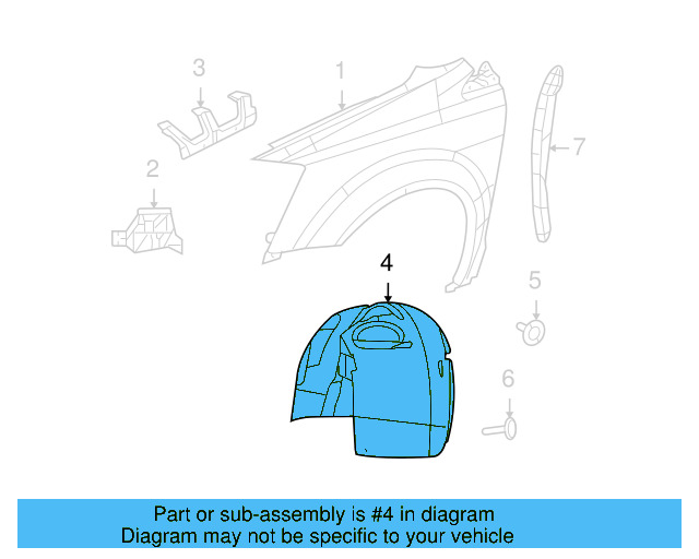 Fender Liner 7B0-805-978-B - View 2