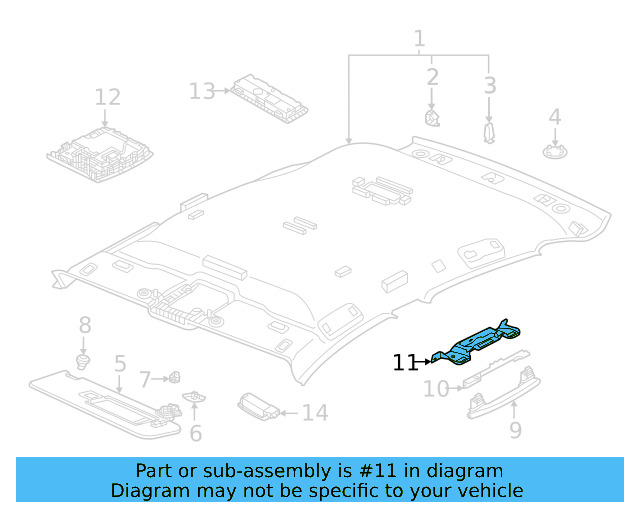 Assist Strap Mount Bracket 11K-858-687-B - View 6