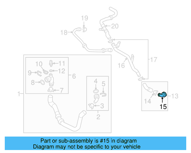 Lower Coupling 5C0-122-291-C - View 38