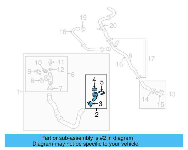 Lower Hose Coupling 5C0-122-291-J - View 38