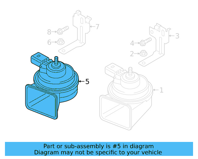 High Note Horn 5Q0-951-223-D - View 25
