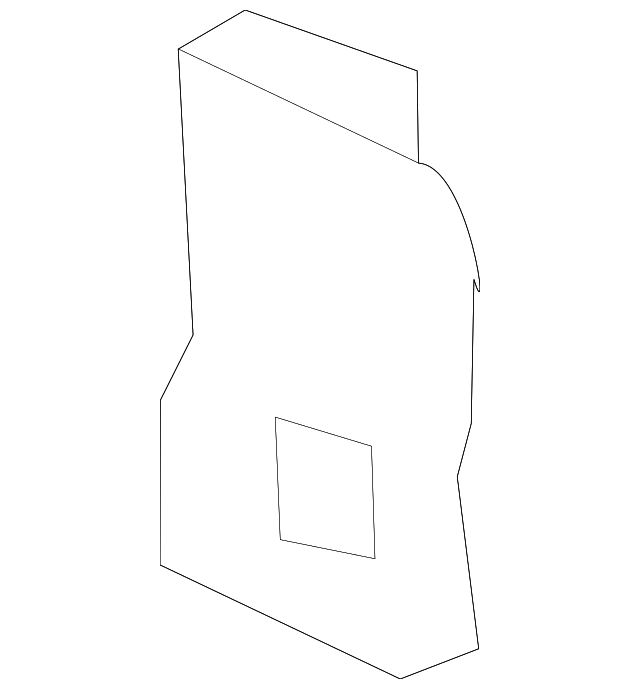 Windshield Pillar Trim Bracket 1J0-867-187 - View 2