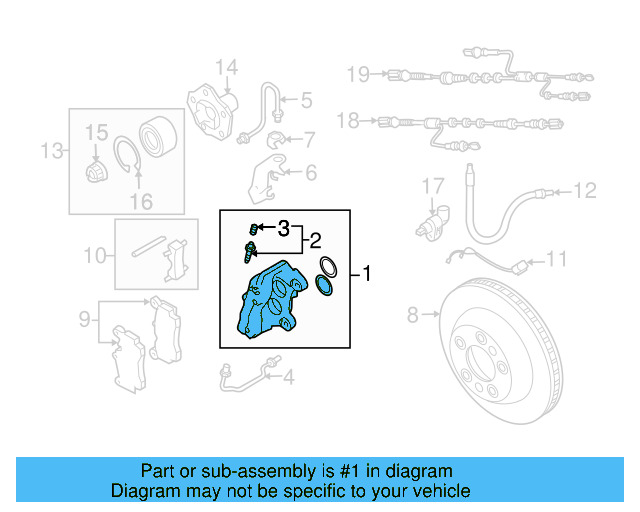 Disc Brake Caliper 7L6-615-424-L - View 9