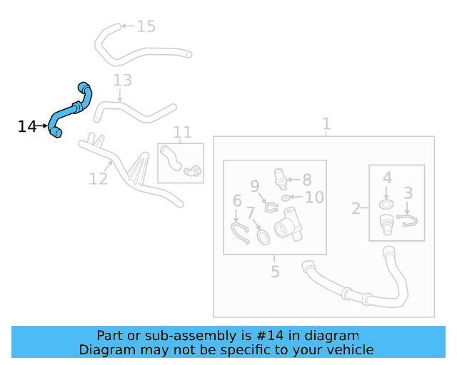 Overflow Hose 5Q0-121-447-G - View 35