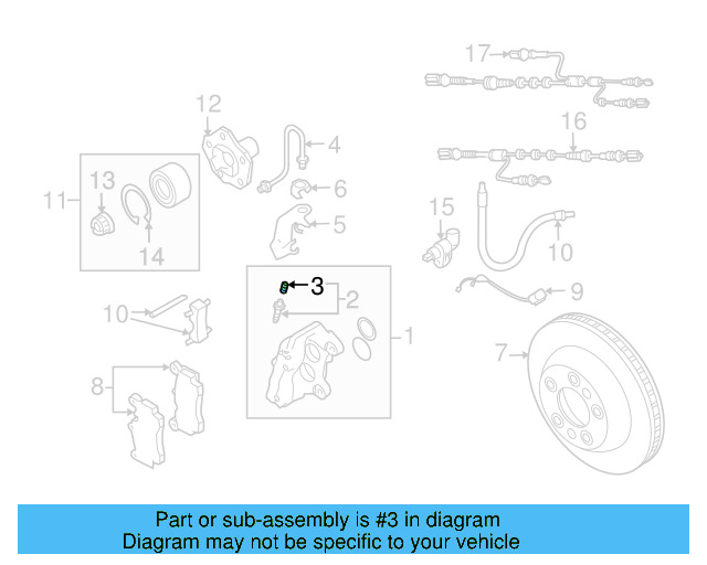 Bleeder Valve Dust Cap 211-611-483 - View 100
