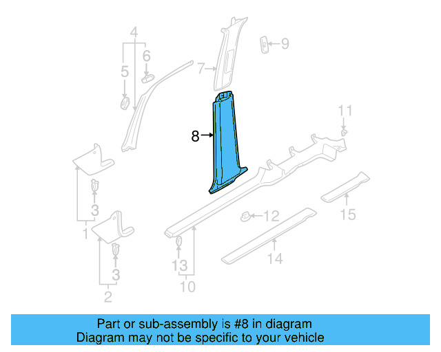 Sill Plate 1J4-853-371-G-U71