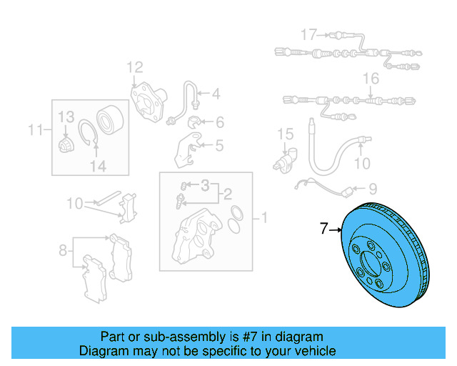 Brake Hydraulic Line Bracket 4D0-611-715-B - View 31