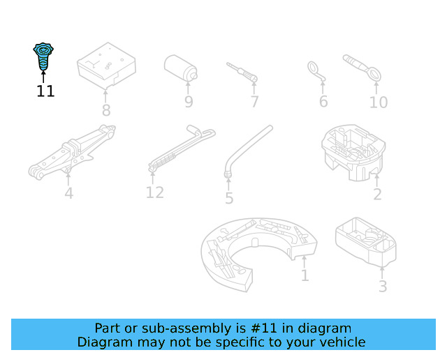 Retaining Bolt 3G0-803-899-A - View 5