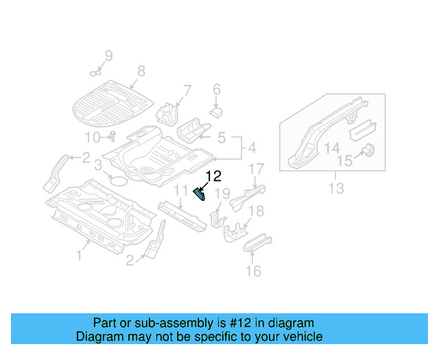Exhaust Muffler Bracket 1J0-253-144-Q - View 8