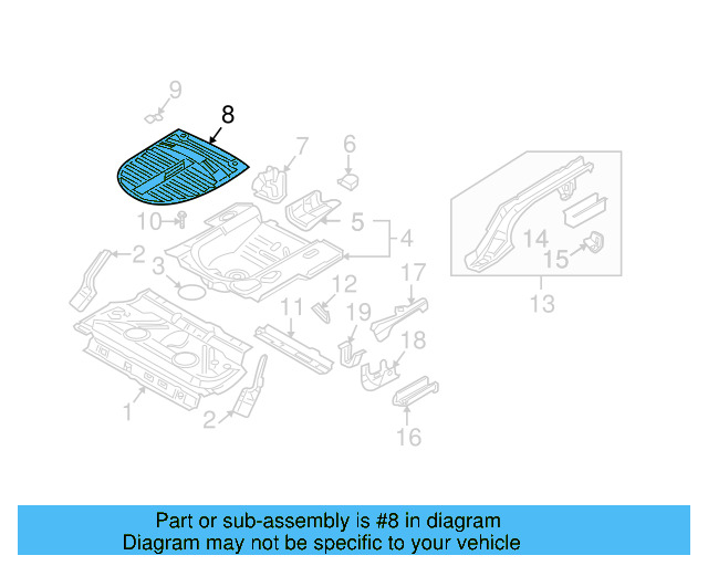 Rear Cross 1J0-804-796-A - View 10