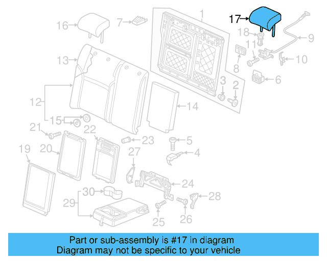 Headrest Guide 1K0-881-920-N-92W - View 22