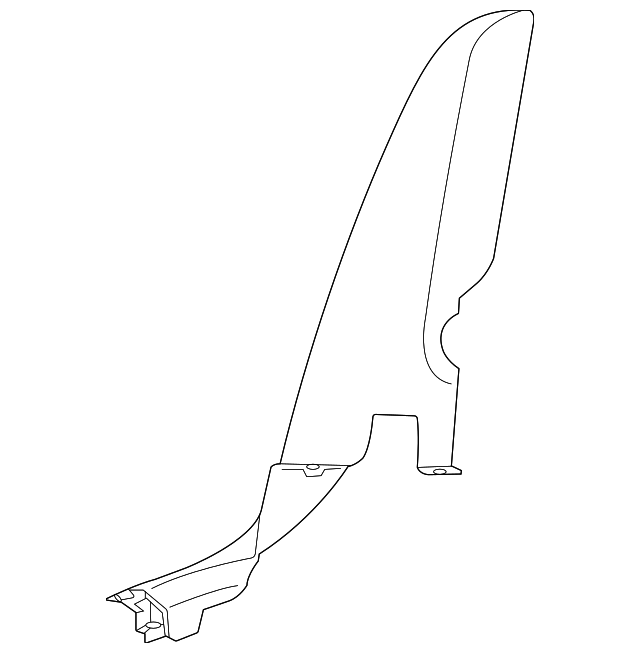 Lower Pillar Trim 11A-867-766-C-4PK