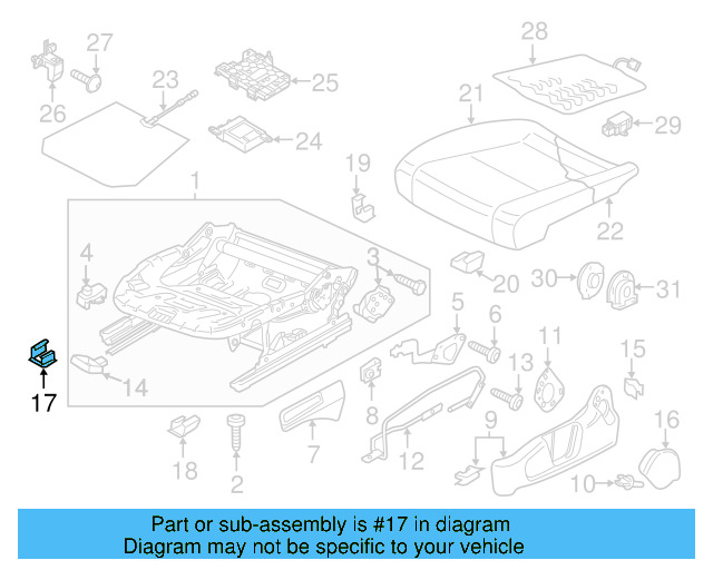 Track End Cover 8E0-881-348-E-9B9 - View 37