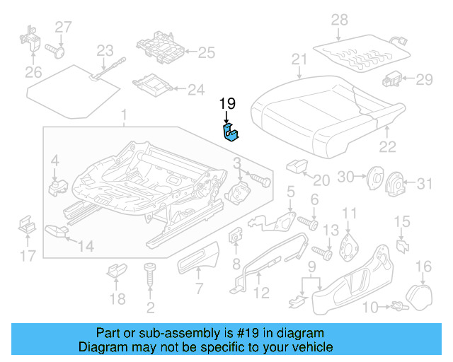 Track End Cover 8P0-881-349-B-01C - View 4