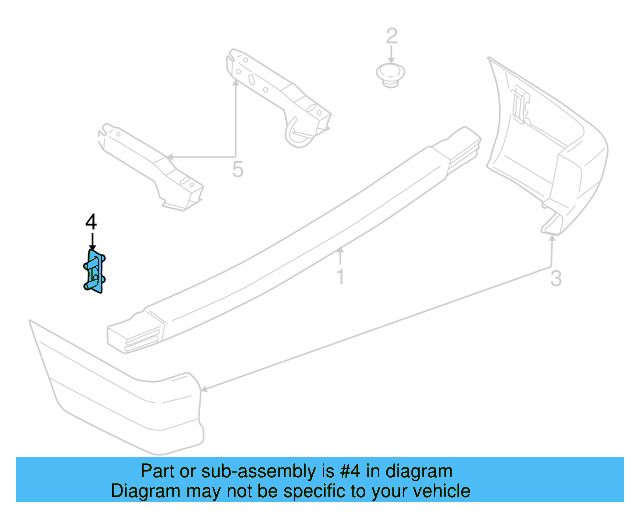 Bumper Cover Retainer 1H0-807-193 - View 13