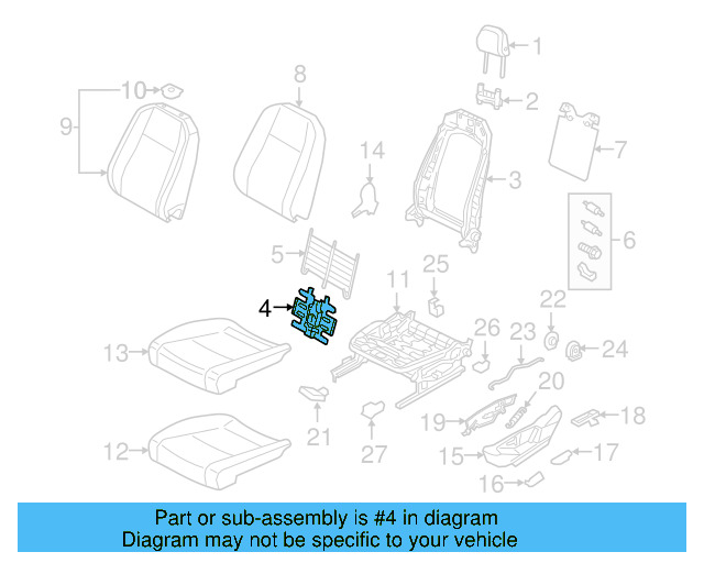 Lumbar Support 5C6-881-880 - View 23