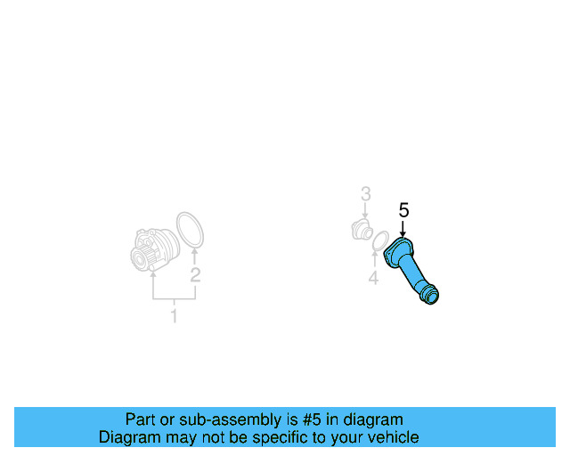 Engine Coolant Thermostat Housing 06A-121-121-C - View 9