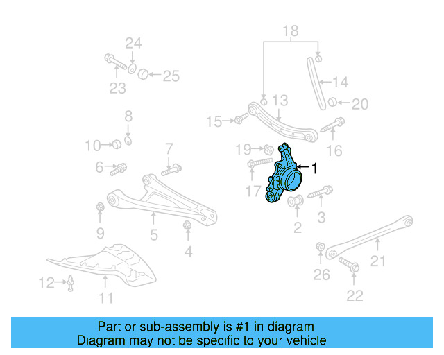 Suspension Knuckle 7L0-505-436-B