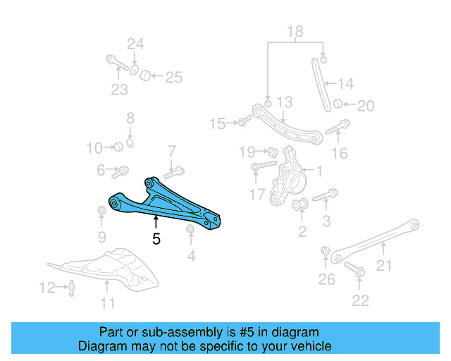 Lower Control Arm 7L0-505-312-B
