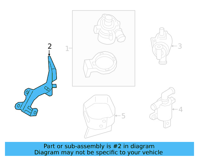 Auxiliary Pump Bracket 3QF-121-093-B - View 2