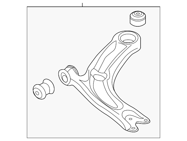 Lower Control Arm 3Q0-407-152-AA - View 2