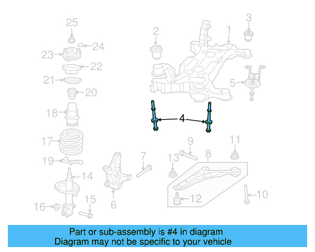 Suspension Cross WHT-004-535 - View 3