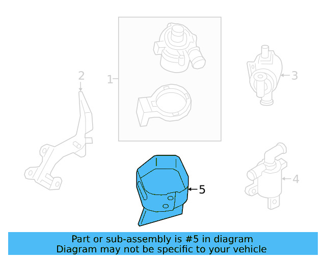 Engine Water Pump Insulator 3QF-121-653-A - View 5