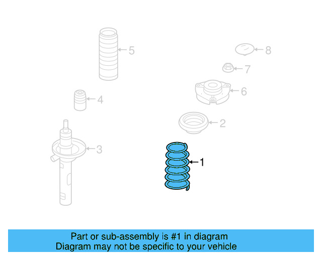 Coil Spring 5C0-411-105-A
